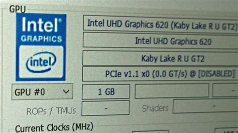 Intel UHD Graphics 620 .